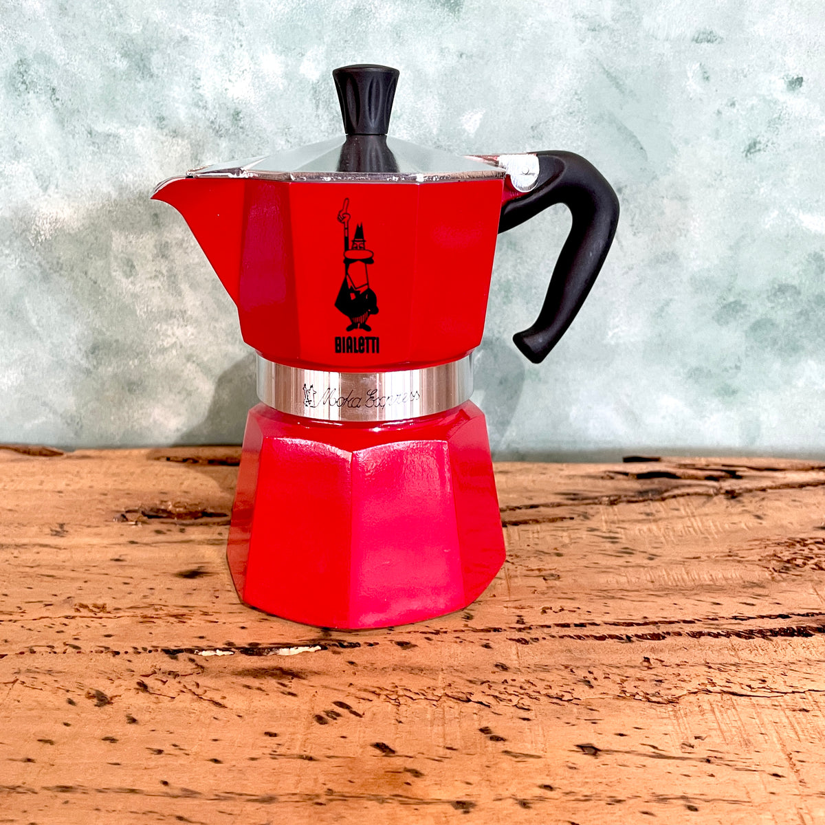 bialetti espresso maker red