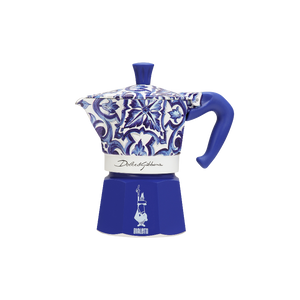 Bialetti x Dolce & Gabbana Blu Mediterraneo Moka Express 3 Cup - Coffea Coffee