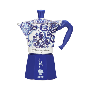 Bialetti x Dolce & Gabbana Blu Mediterraneo Moka Express 6 Cup - Coffea Coffee