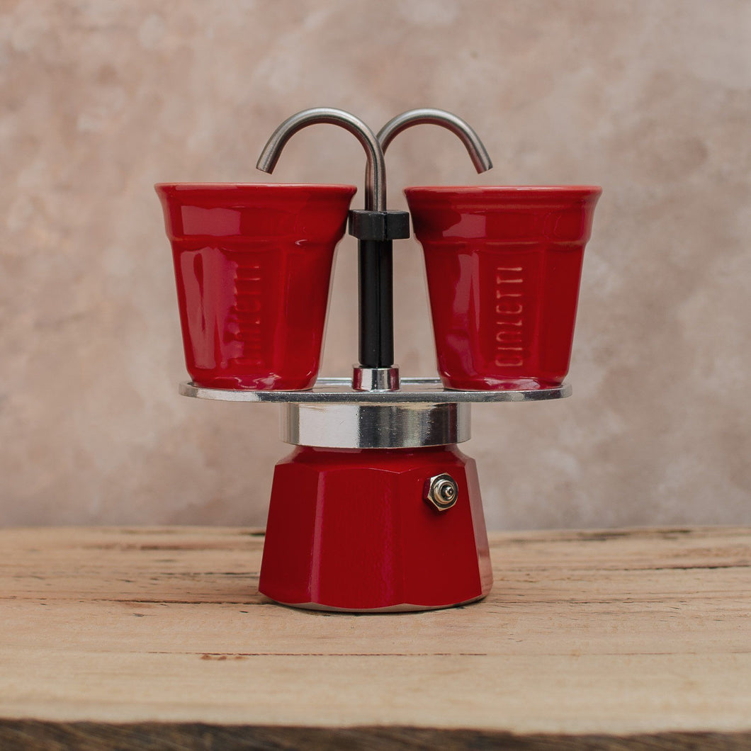 Bialetti Mini Express Red - Bialetti I Caffe d'Ita – Cerini Coffee & Gifts