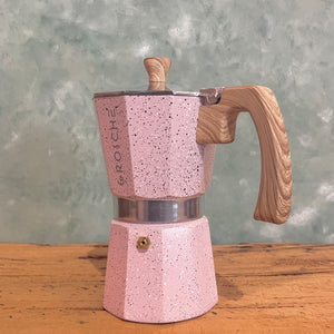 GROSCHE Milano Stone Stovetop Espresso Maker Moka Pot, Home